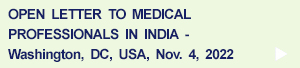 Open Letter to Medical Professionals of India