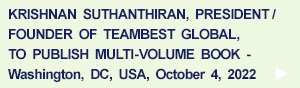 Krishnan Suthanthiran to Publish Multi-Volume Book