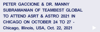 TeamBest attending ASTRO 2021 - October 22, 2021